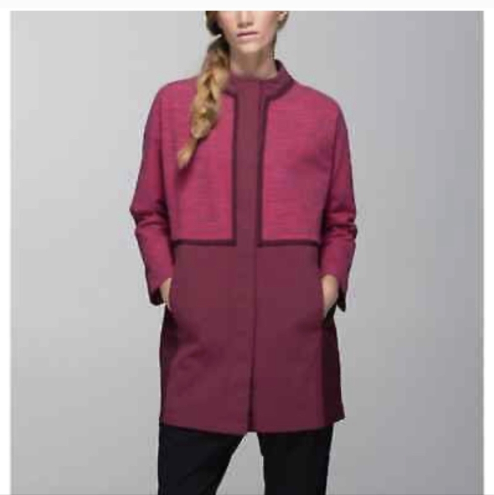 Lululemon Cocoon Car Coat Shine Dot oversized fit